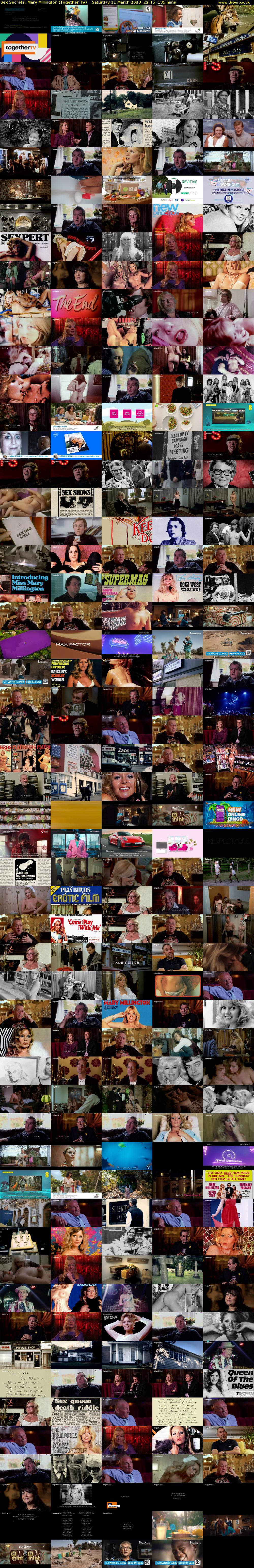 Sex Secrets: Mary Millington (Together TV) Saturday 11 March 2023 22:15 - 00:30