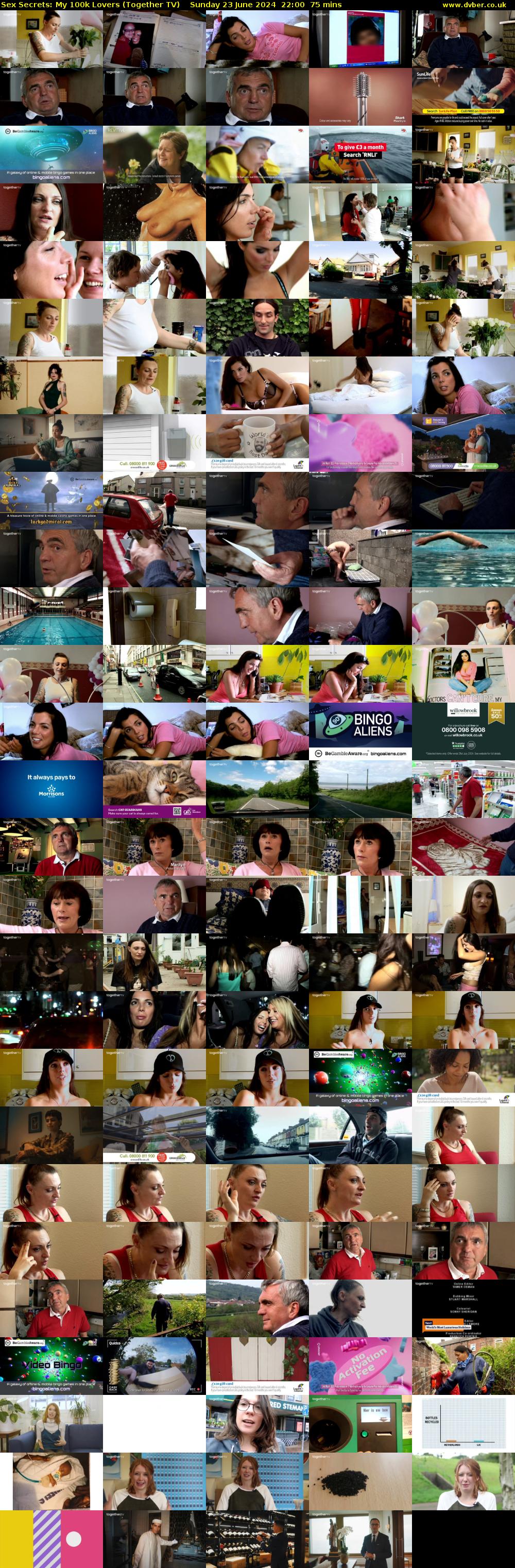 Sex Secrets: My 100k Lovers (Together TV) Sunday 23 June 2024 22:00 - 23:15