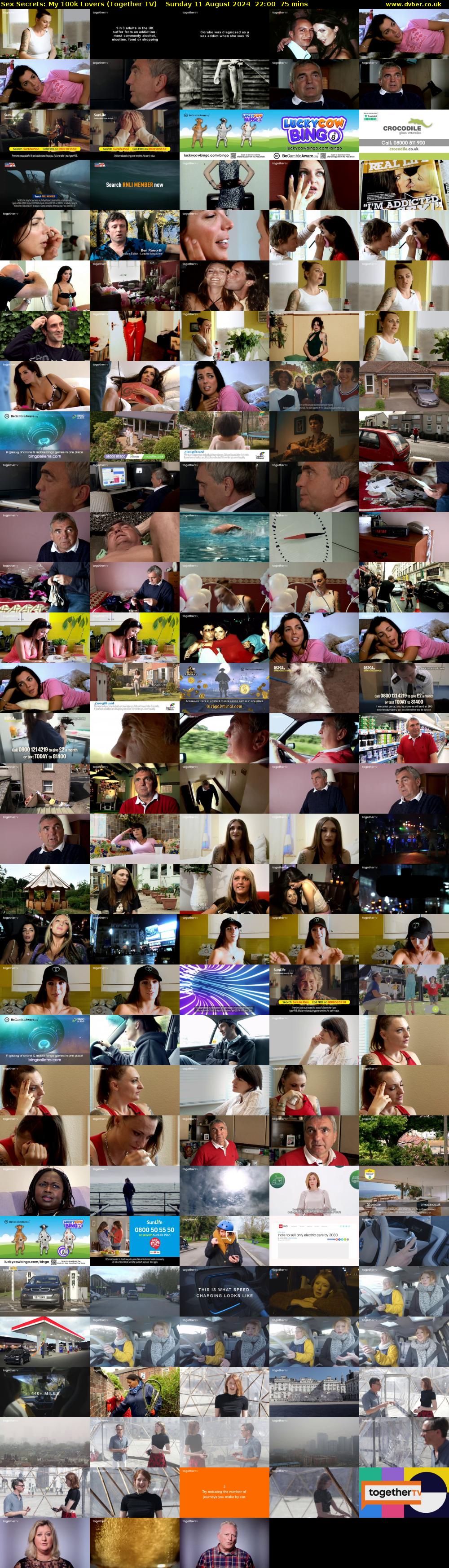 Sex Secrets: My 100k Lovers (Together TV) Sunday 11 August 2024 22:00 - 23:15
