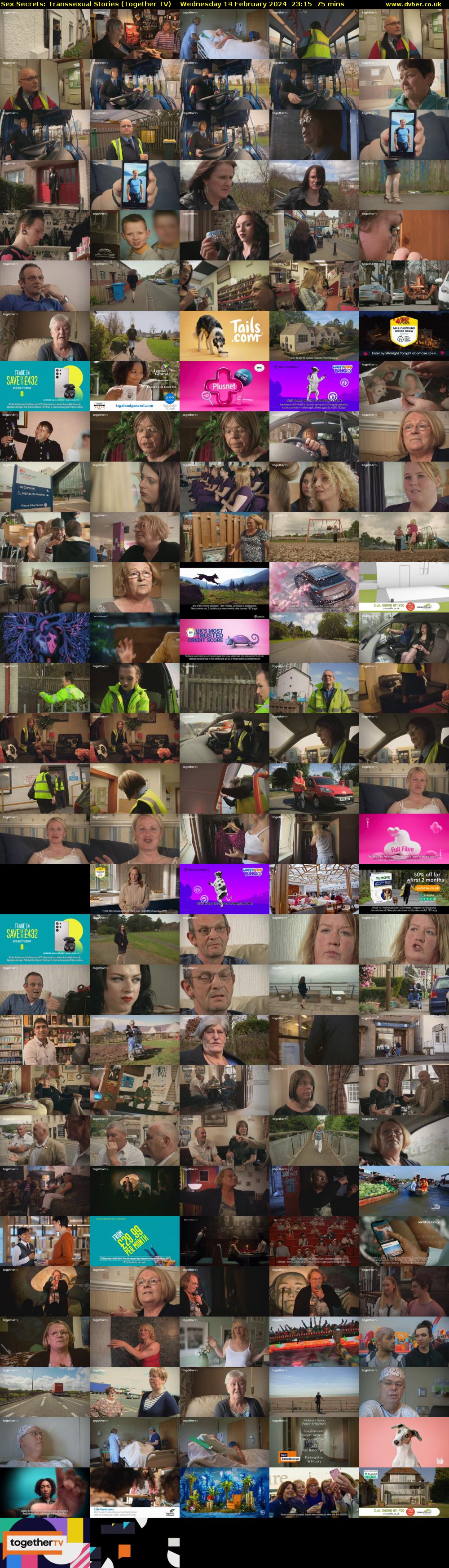 Sex Secrets: Transsexual Stories (Together TV) Wednesday 14 February 2024 23:15 - 00:30
