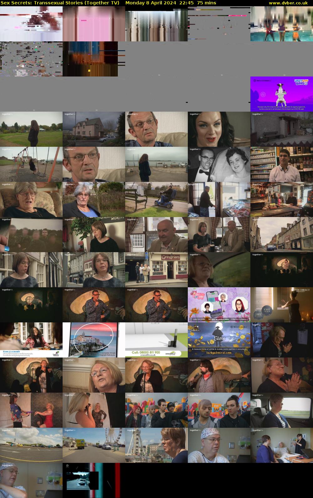 Sex Secrets: Transsexual Stories (Together TV) Monday 8 April 2024 22:45 - 00:00