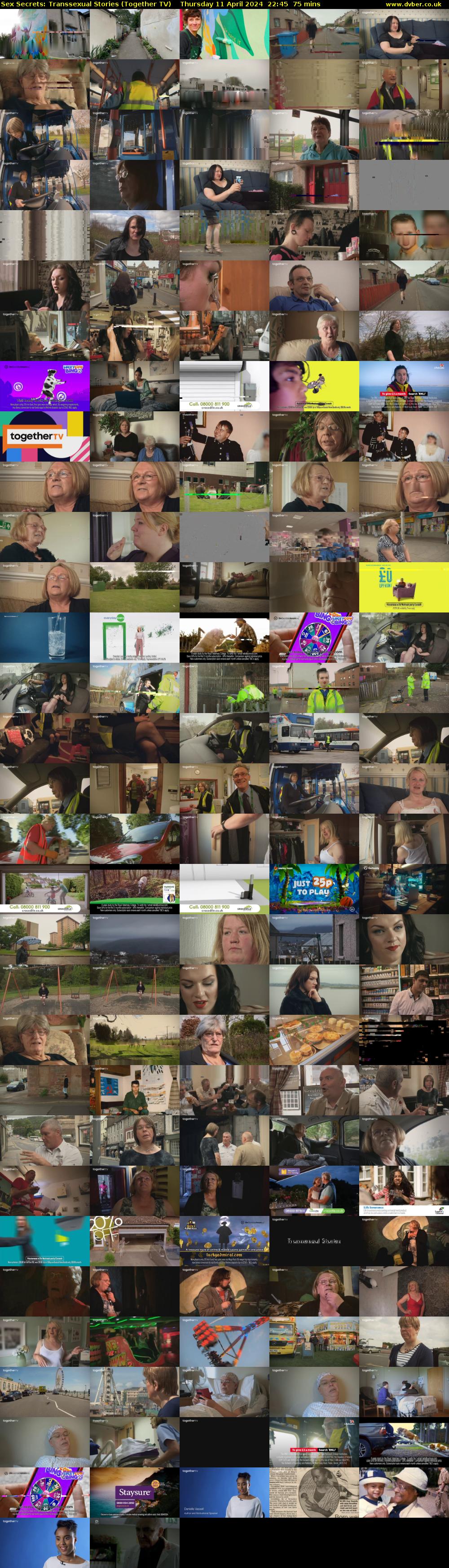 Sex Secrets: Transsexual Stories (Together TV) Thursday 11 April 2024 22:45 - 00:00