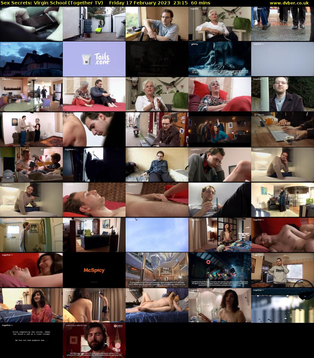 Sex Secrets: Virgin School (Together TV) Friday 17 February 2023 23:15 - 00:15