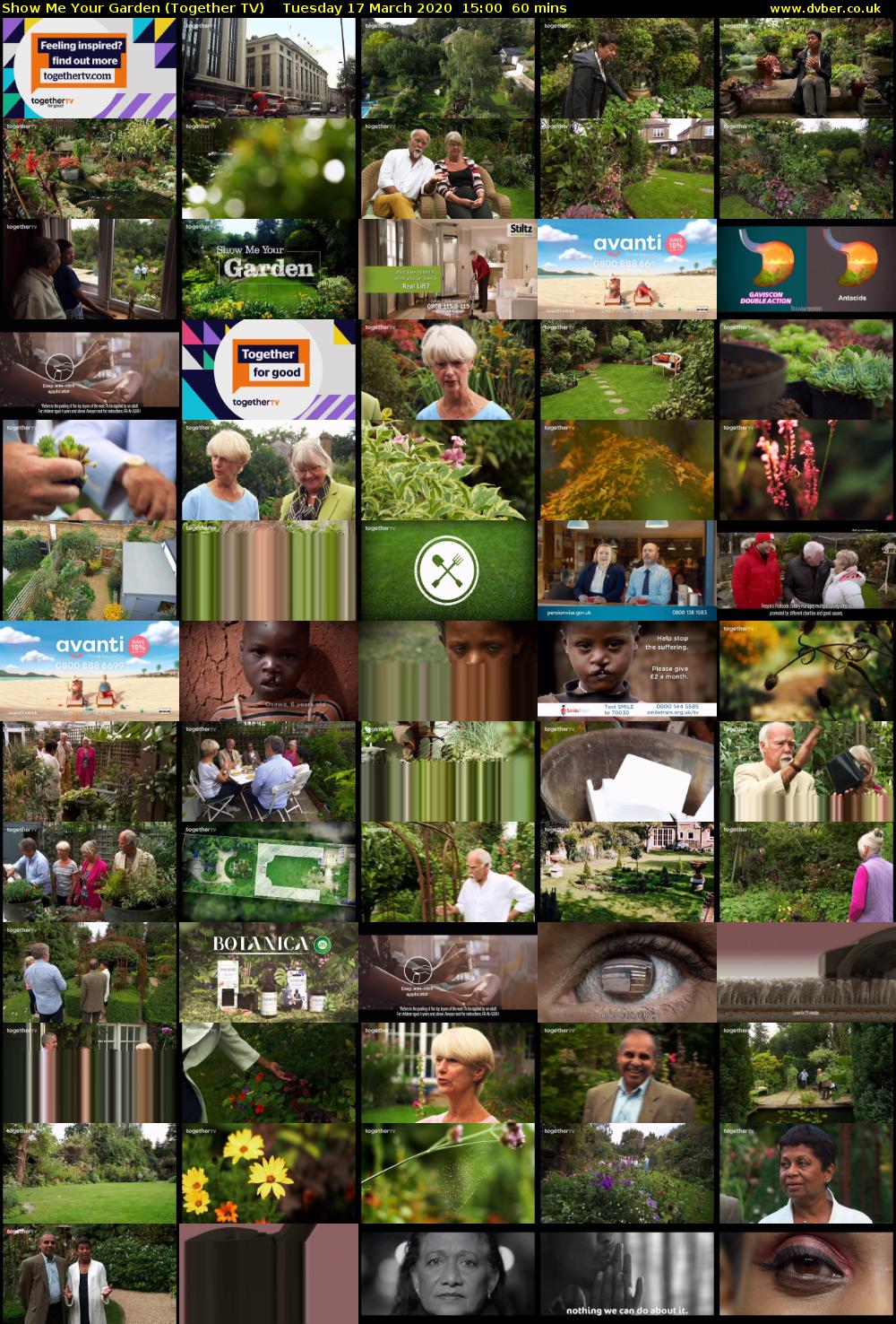 Show Me Your Garden (Together TV) Tuesday 17 March 2020 15:00 - 16:00