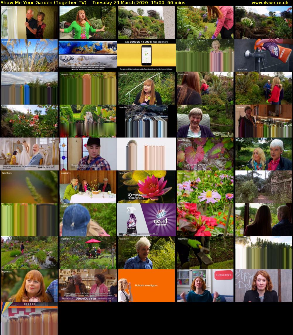 Show Me Your Garden (Together TV) Tuesday 24 March 2020 15:00 - 16:00