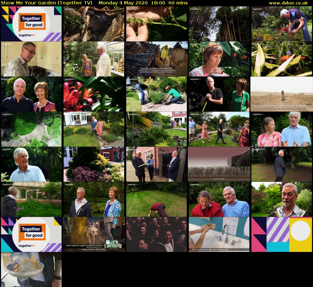 Show Me Your Garden (Together TV) Monday 4 May 2020 18:00 - 19:00