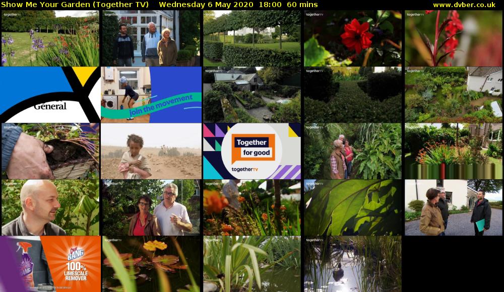 Show Me Your Garden (Together TV) Wednesday 6 May 2020 18:00 - 19:00