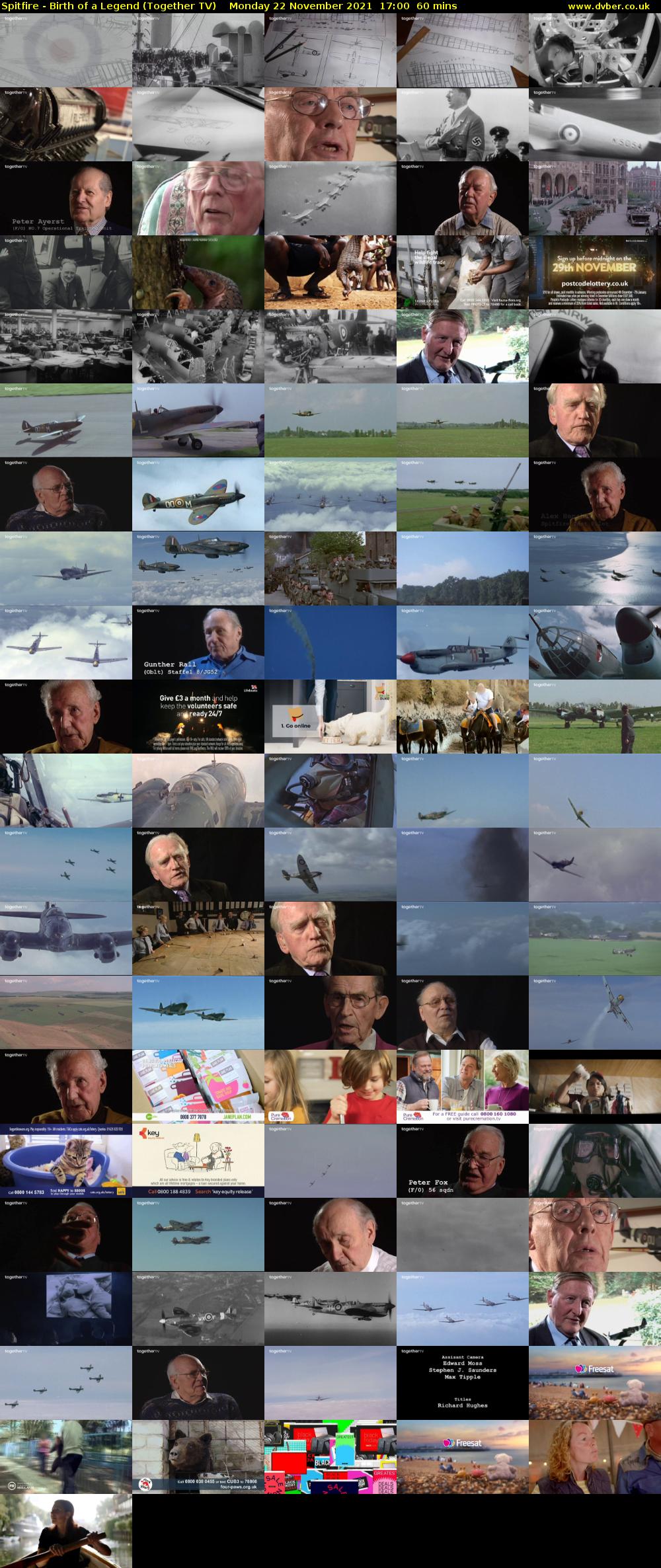 Spitfire - Birth of a Legend (Together TV) Monday 22 November 2021 17:00 - 18:00