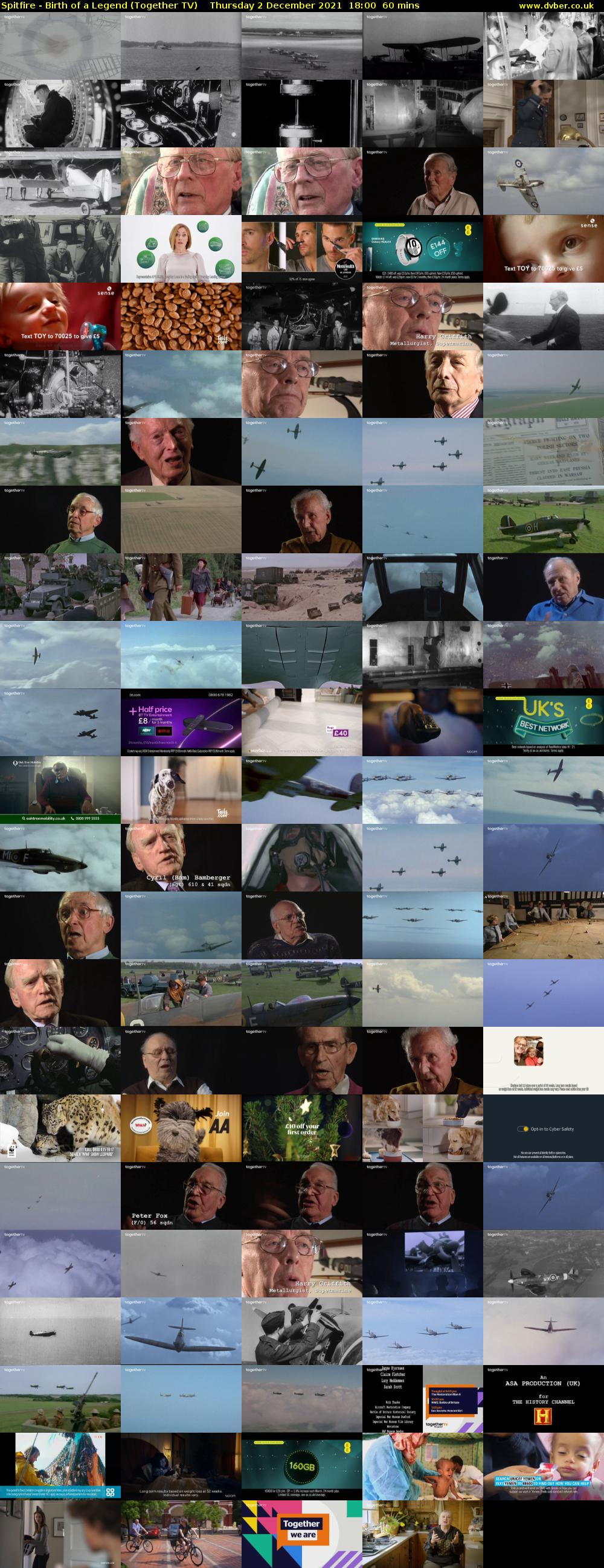 Spitfire - Birth of a Legend (Together TV) Thursday 2 December 2021 18:00 - 19:00