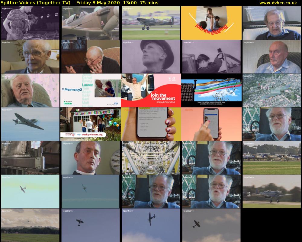 Spitfire Voices (Together TV) Friday 8 May 2020 13:00 - 14:15