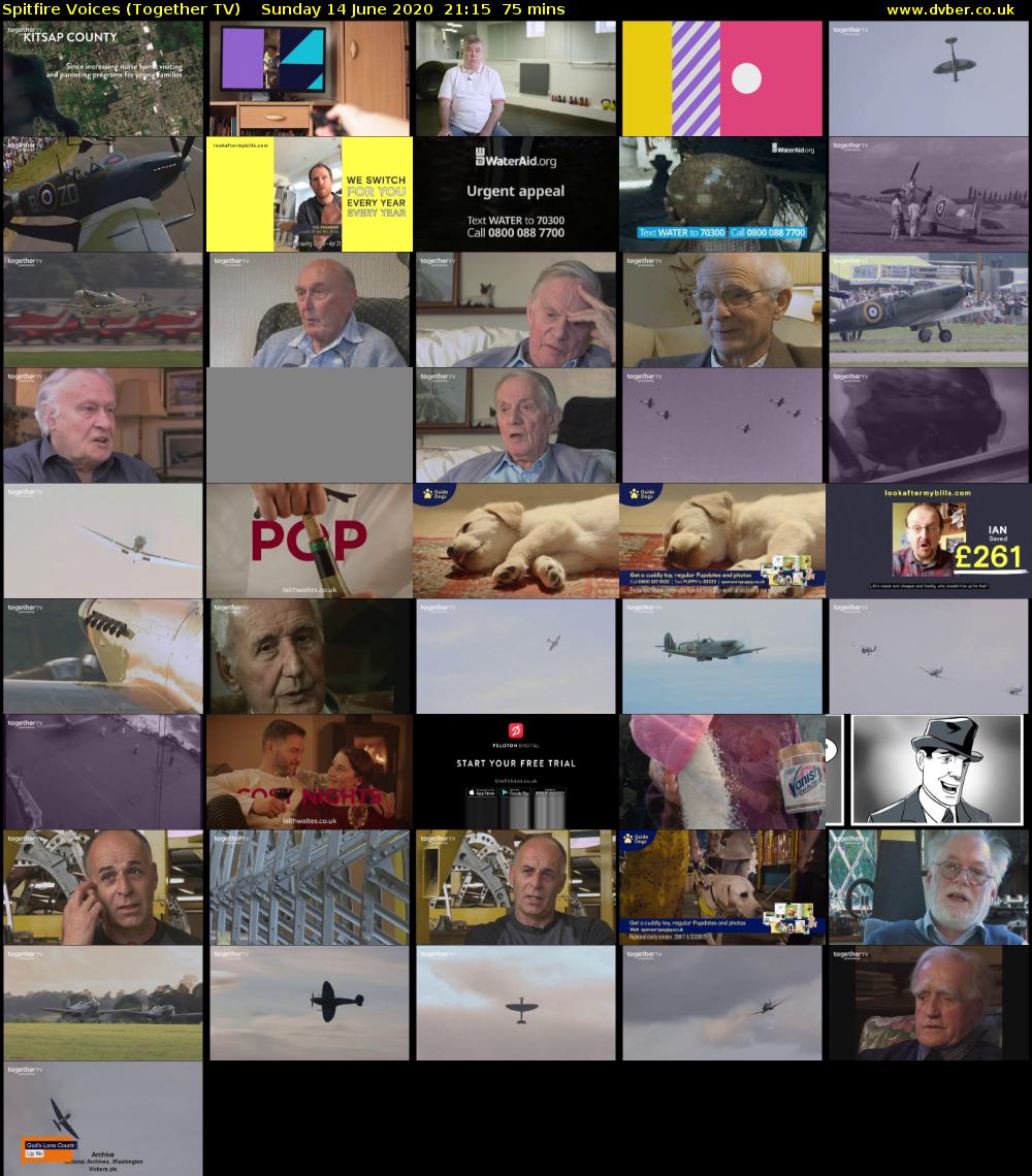Spitfire Voices (Together TV) Sunday 14 June 2020 21:15 - 22:30