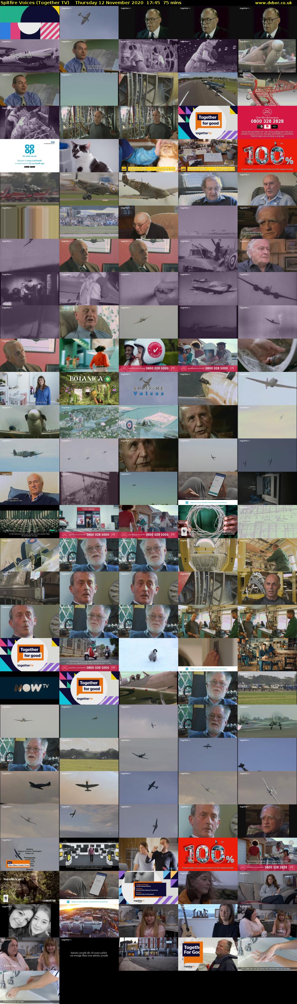 Spitfire Voices (Together TV) Thursday 12 November 2020 17:45 - 19:00