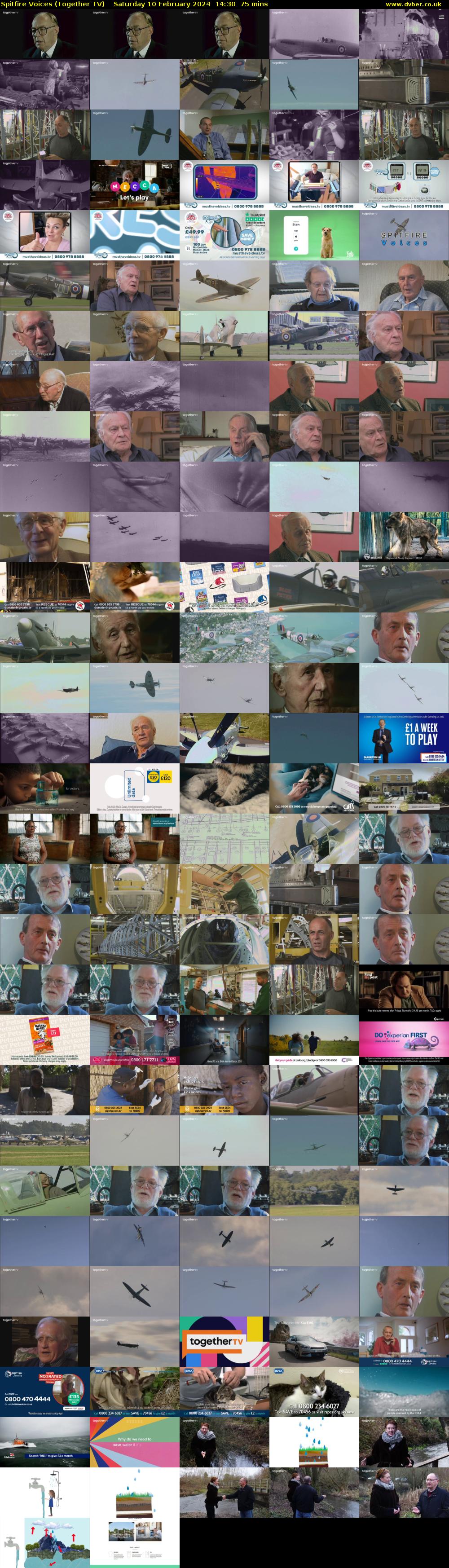 Spitfire Voices (Together TV) Saturday 10 February 2024 14:30 - 15:45