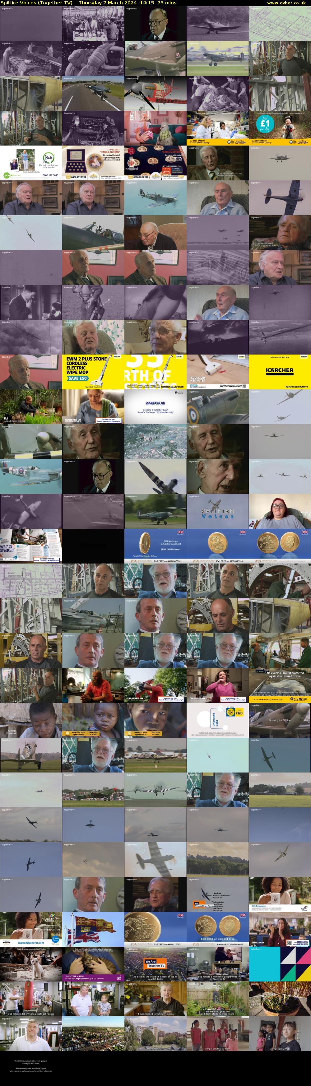 Spitfire Voices (Together TV) Thursday 7 March 2024 14:15 - 15:30