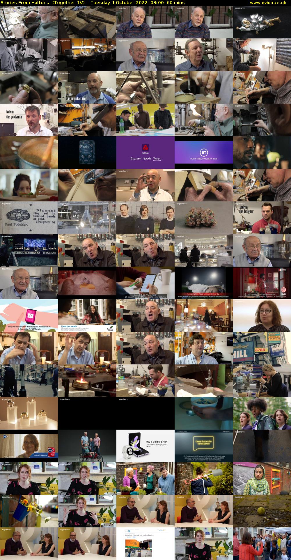 Stories From Hatton... (Together TV) Tuesday 4 October 2022 03:00 - 04:00