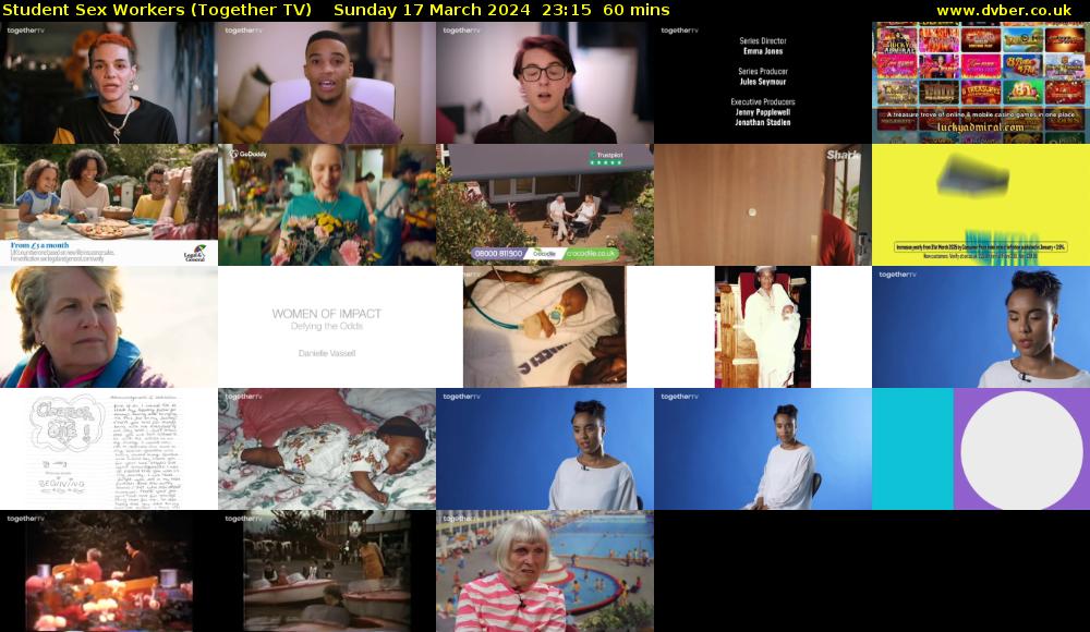 Student Sex Workers (Together TV) Sunday 17 March 2024 23:15 - 00:15