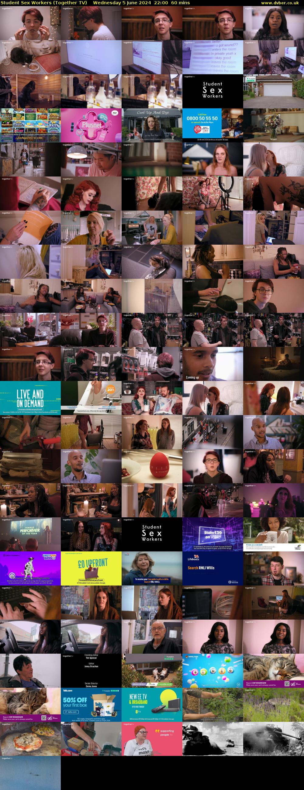 Student Sex Workers (Together TV) Wednesday 5 June 2024 22:00 - 23:00