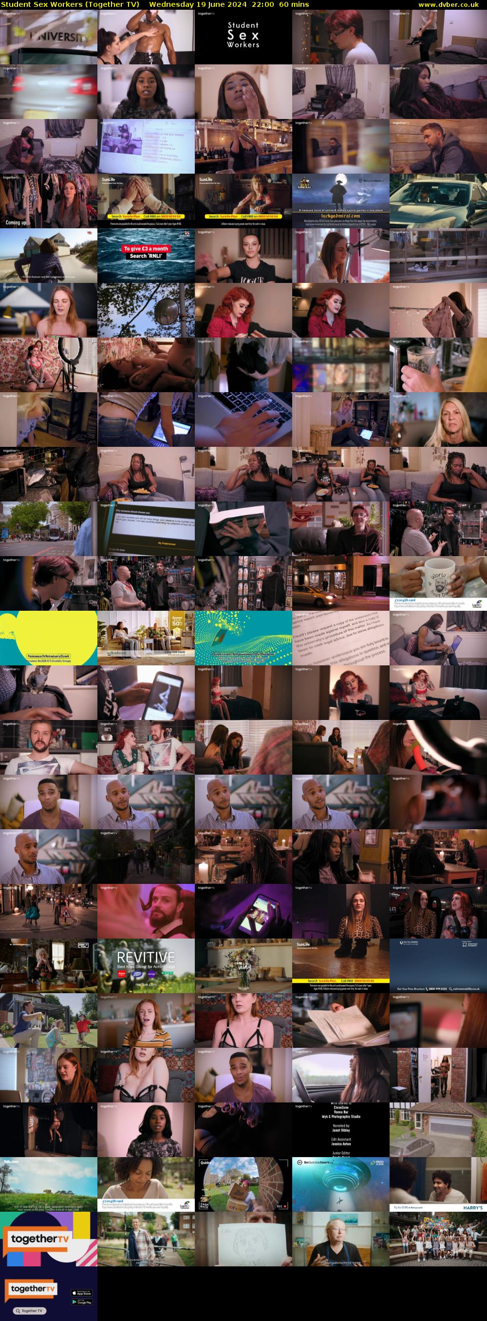 Student Sex Workers (Together TV) Wednesday 19 June 2024 22:00 - 23:00