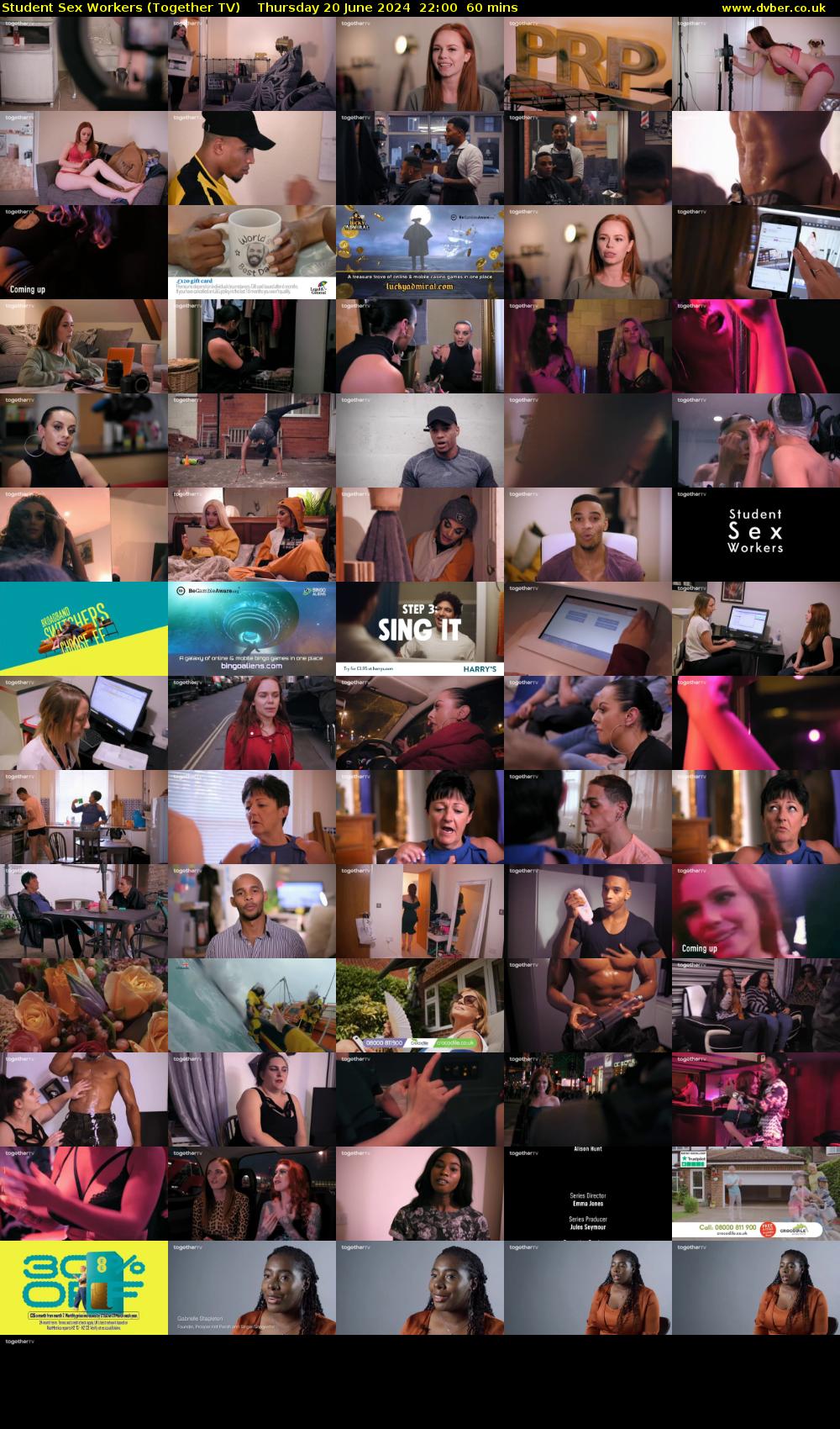 Student Sex Workers (Together TV) Thursday 20 June 2024 22:00 - 23:00