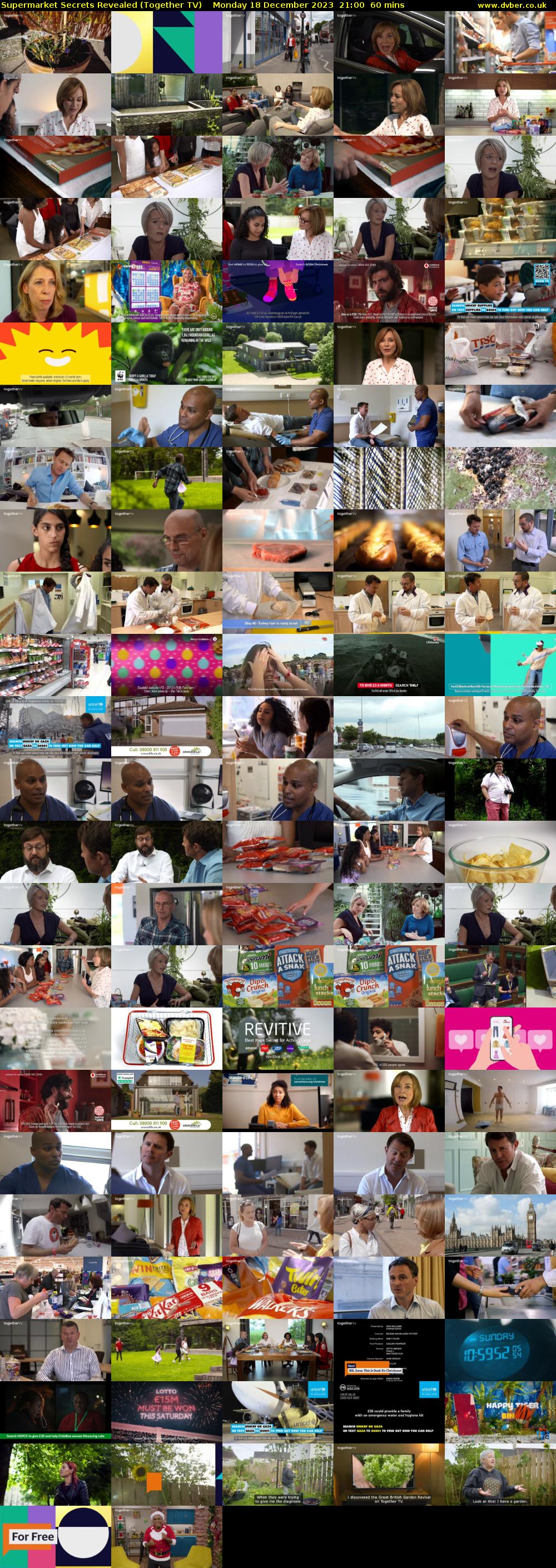 Supermarket Secrets Revealed (Together TV) Monday 18 December 2023 21:00 - 22:00