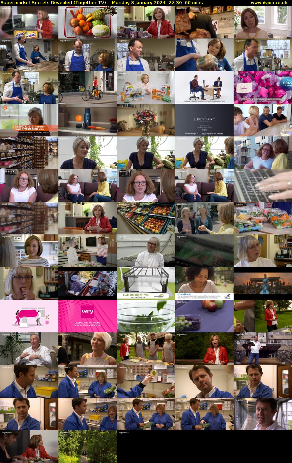 Supermarket Secrets Revealed (Together TV) Monday 8 January 2024 22:30 - 23:30