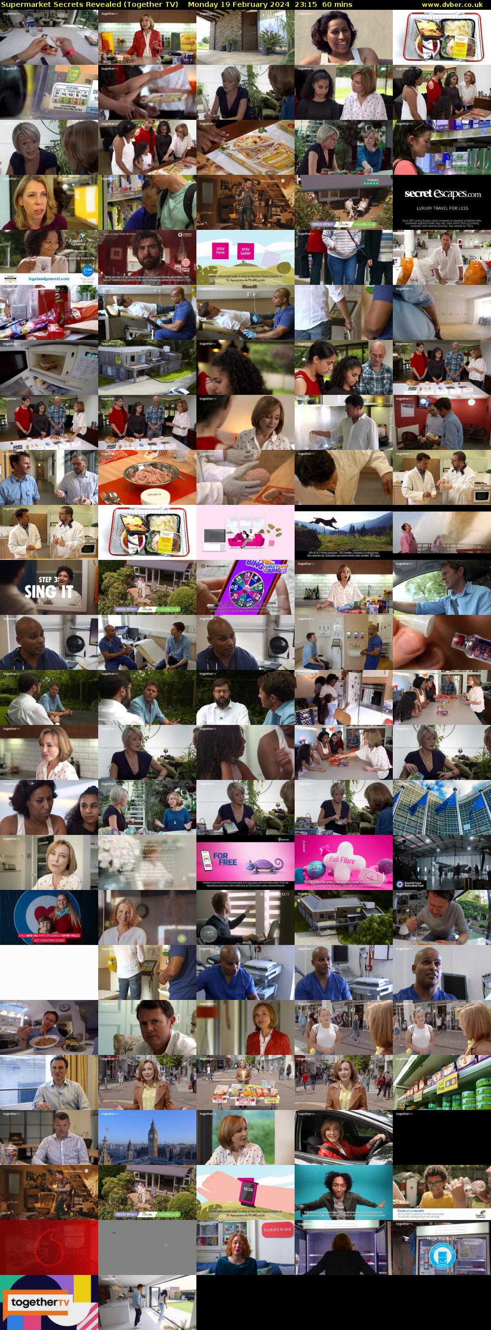 Supermarket Secrets Revealed (Together TV) Monday 19 February 2024 23:15 - 00:15
