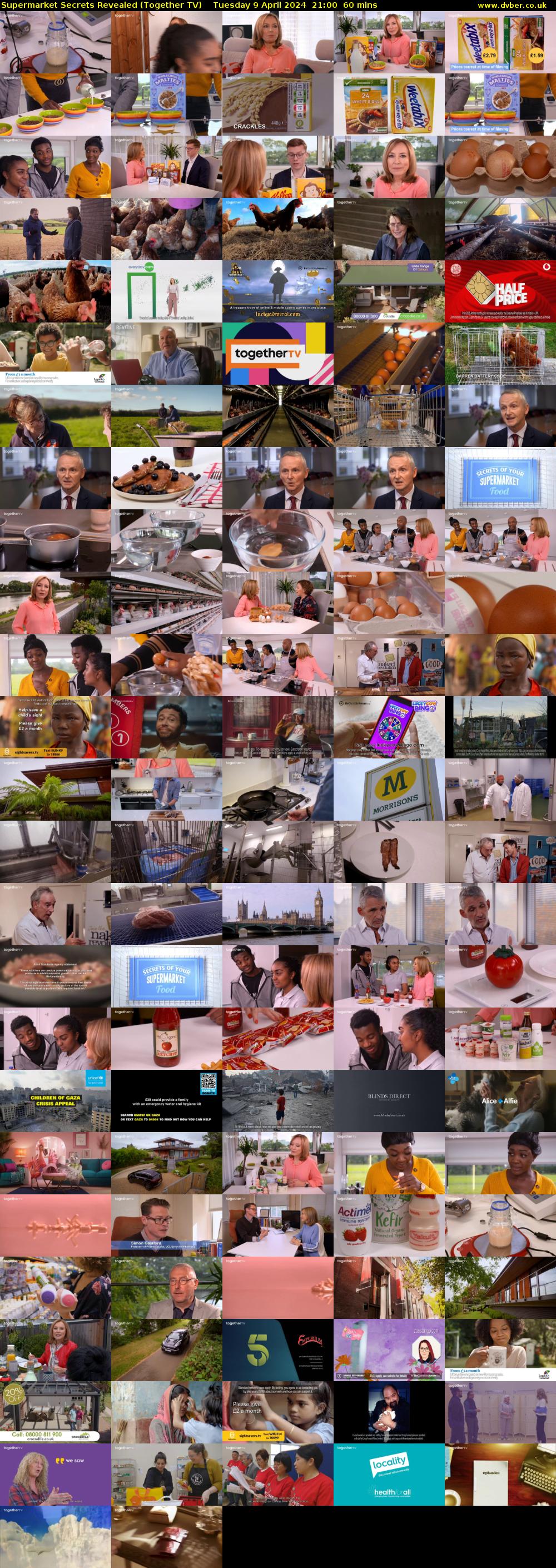 Supermarket Secrets Revealed (Together TV) Tuesday 9 April 2024 21:00 - 22:00