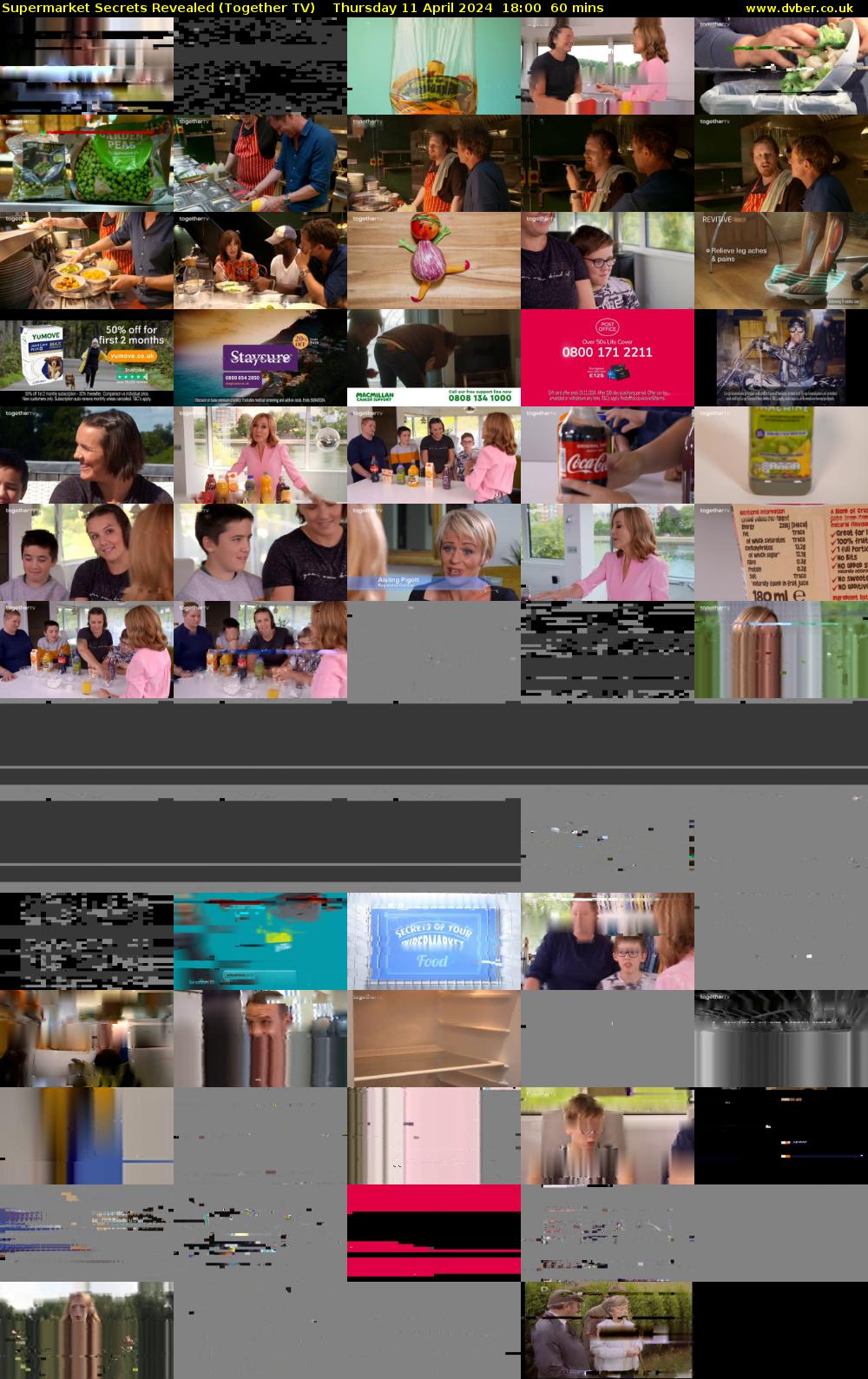 Supermarket Secrets Revealed (Together TV) Thursday 11 April 2024 18:00 - 19:00