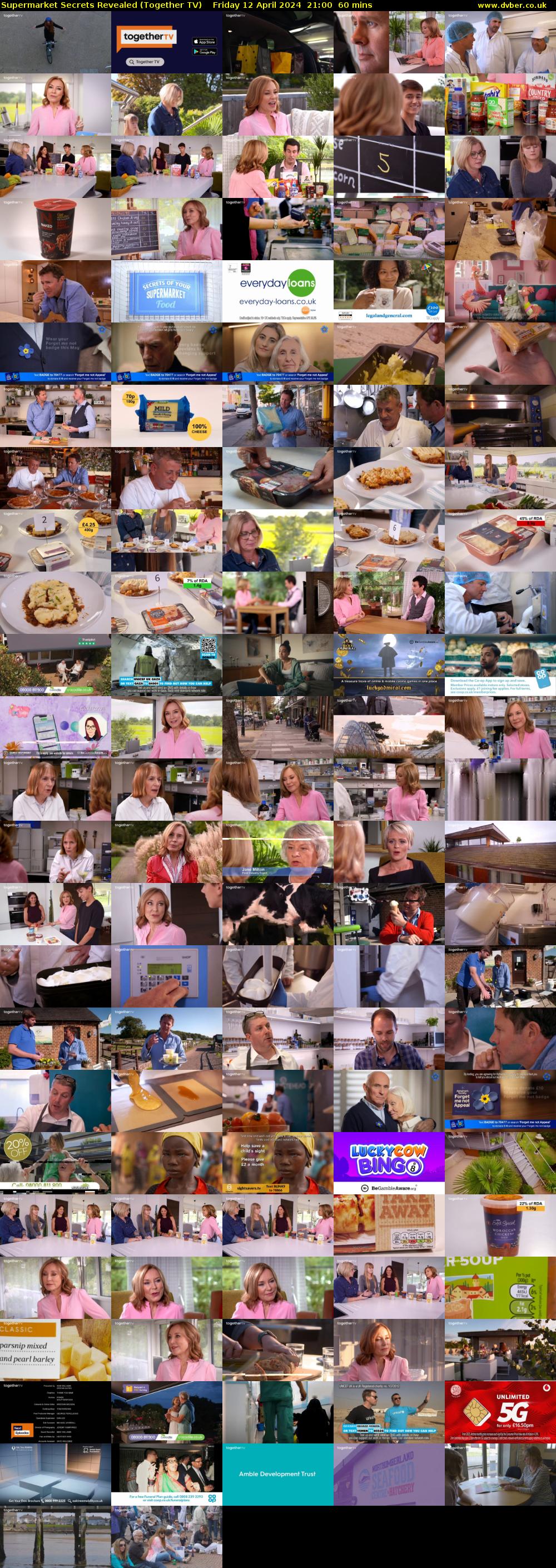 Supermarket Secrets Revealed (Together TV) Friday 12 April 2024 21:00 - 22:00