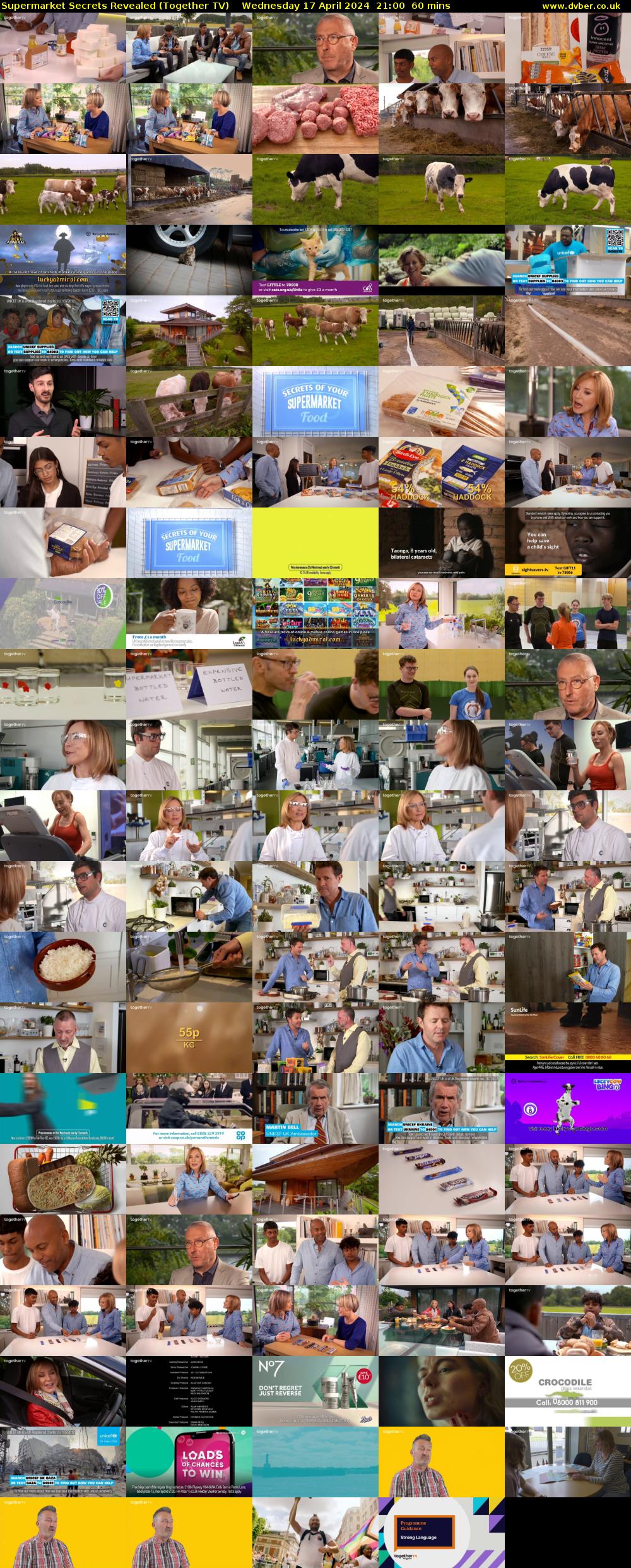 Supermarket Secrets Revealed (Together TV) Wednesday 17 April 2024 21:00 - 22:00