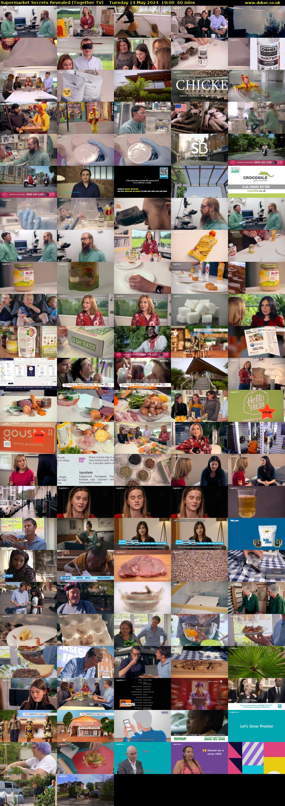 Supermarket Secrets Revealed (Together TV) Tuesday 14 May 2024 19:00 - 20:00