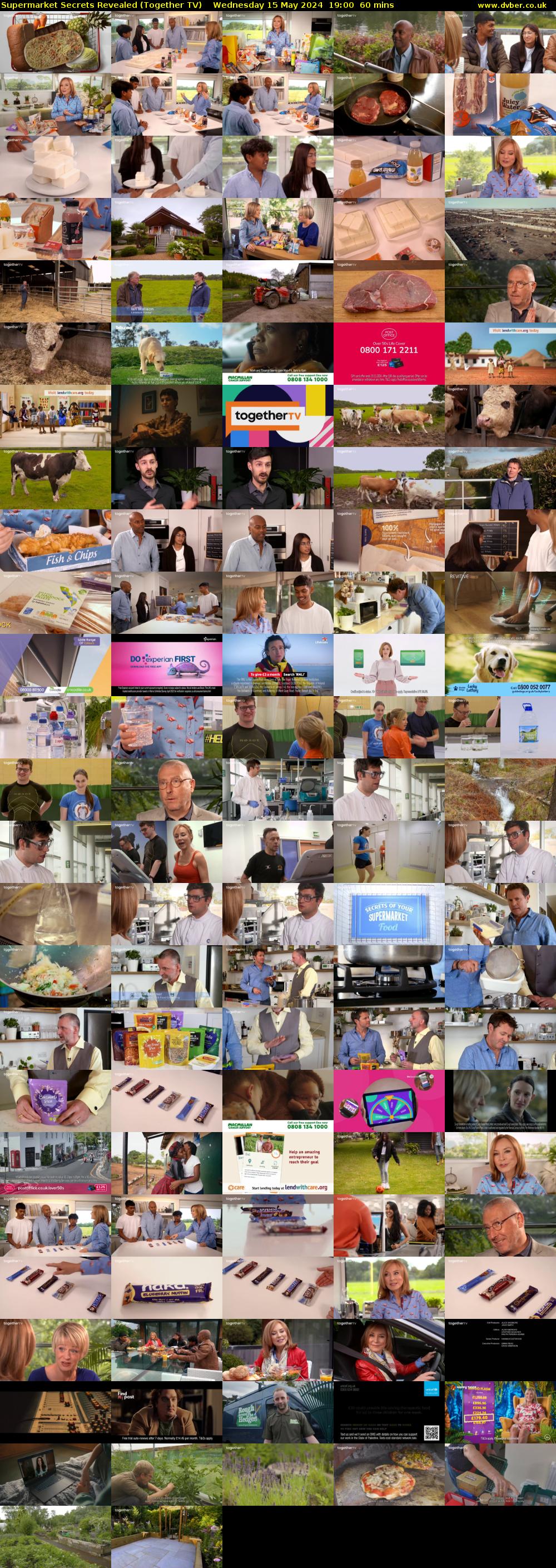 Supermarket Secrets Revealed (Together TV) Wednesday 15 May 2024 19:00 - 20:00