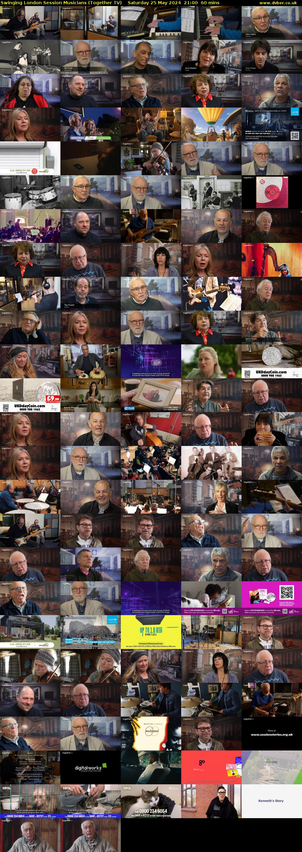 Swinging London Session Musicians (Together TV) Saturday 25 May 2024 21:00 - 22:00