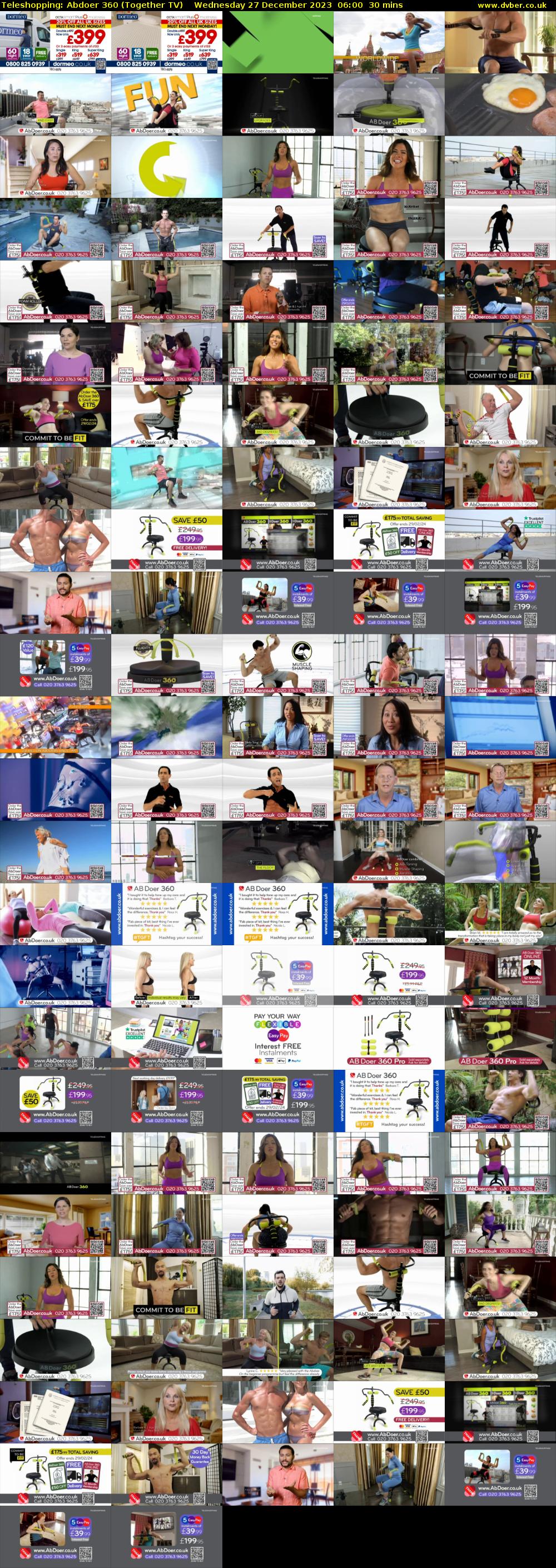 Teleshopping: Abdoer 360 (Together TV) Wednesday 27 December 2023 06:00 - 06:30