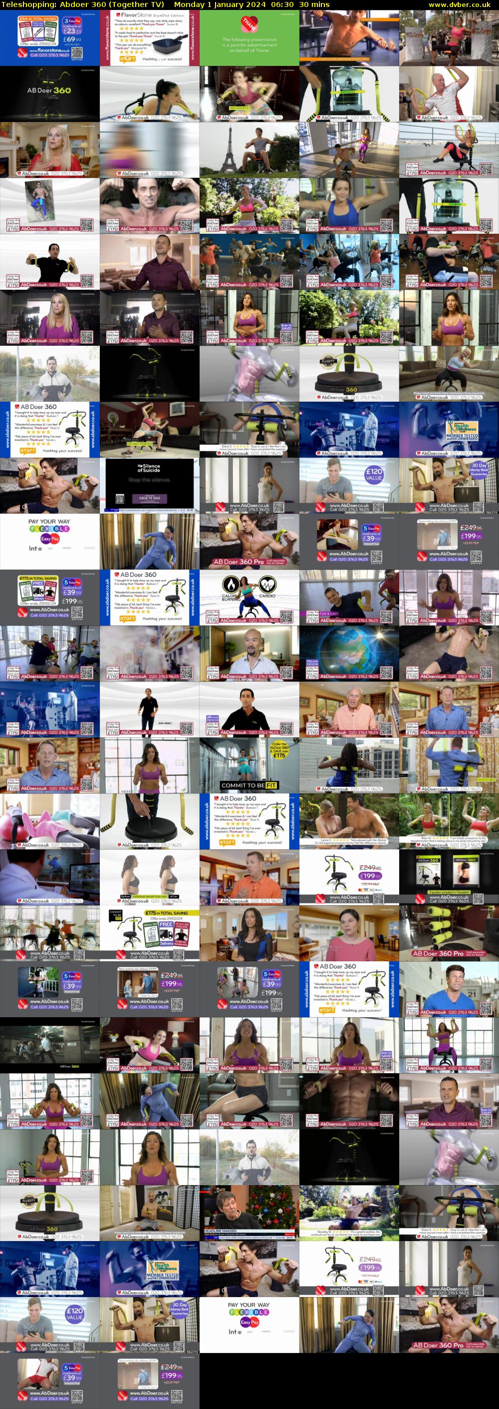 Teleshopping: Abdoer 360 (Together TV) Monday 1 January 2024 06:30 - 07:00