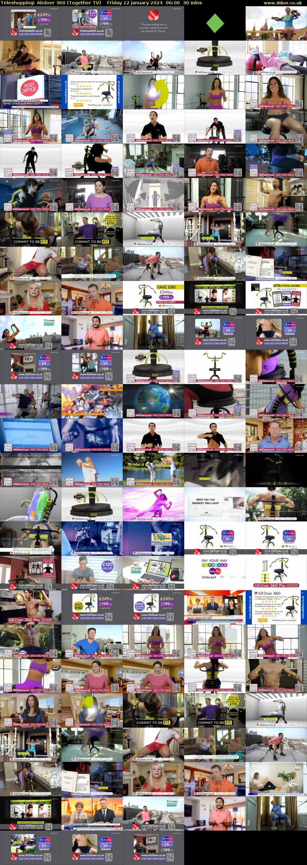 Teleshopping: Abdoer 360 (Together TV) Friday 12 January 2024 06:00 - 06:30