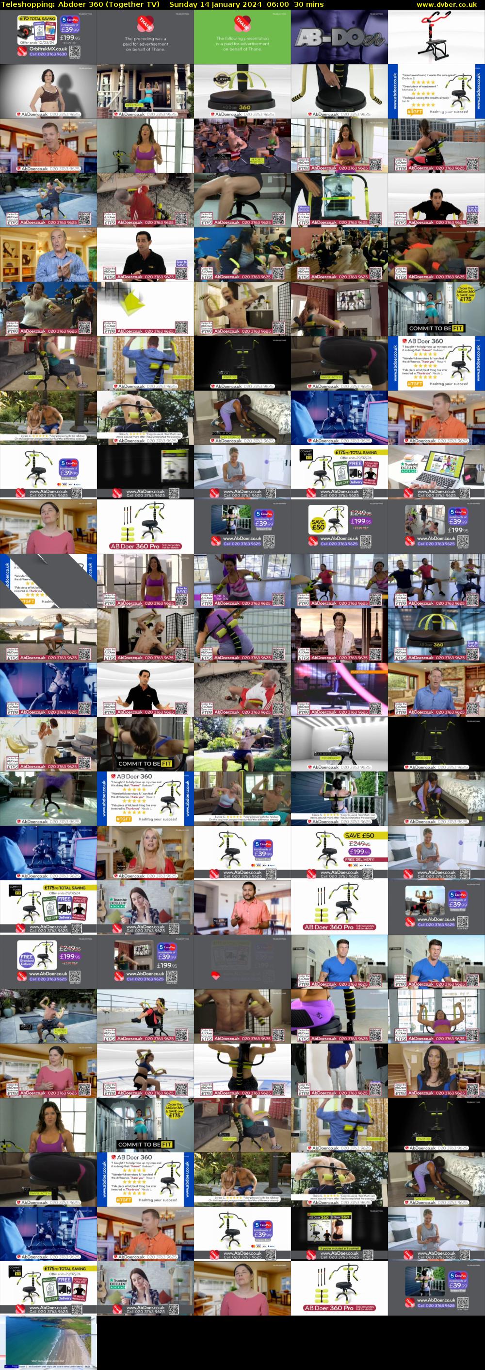 Teleshopping: Abdoer 360 (Together TV) Sunday 14 January 2024 06:00 - 06:30