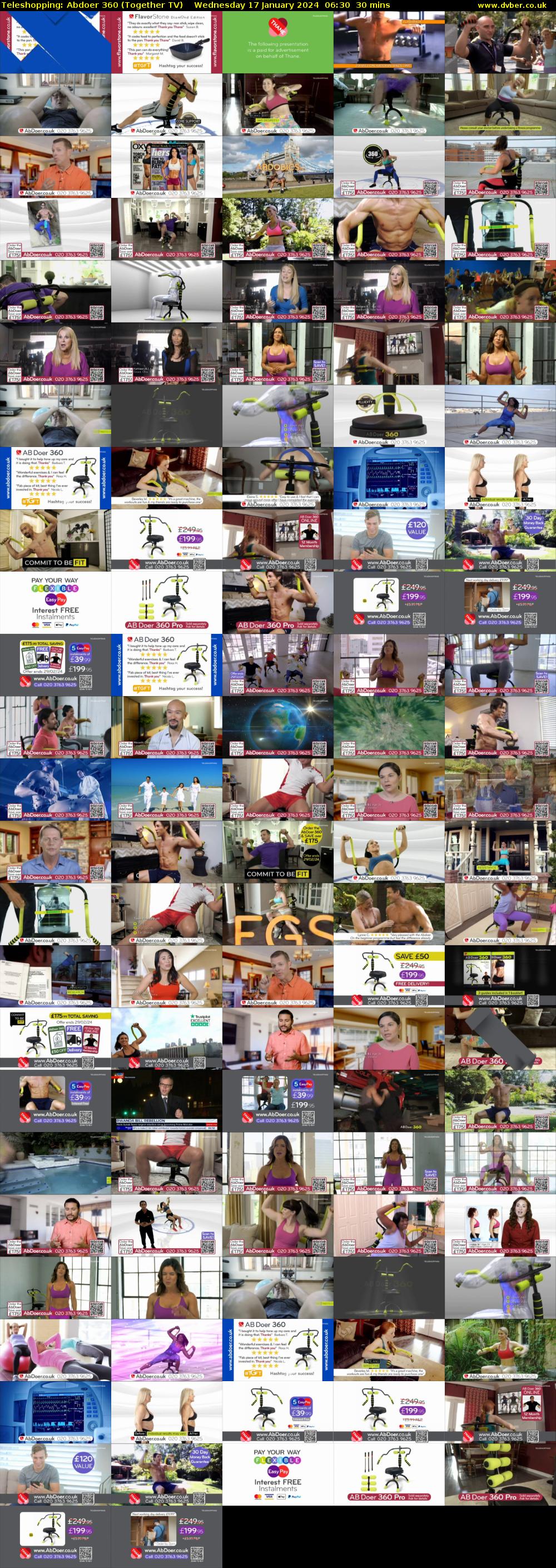 Teleshopping: Abdoer 360 (Together TV) Wednesday 17 January 2024 06:30 - 07:00