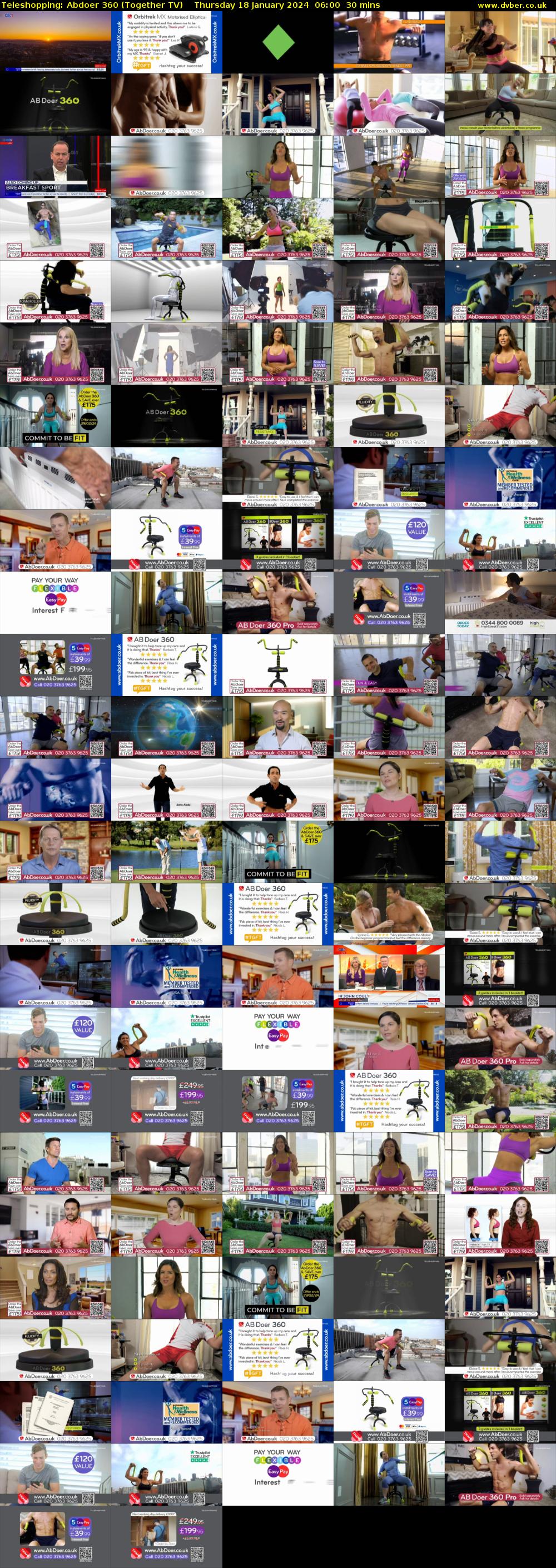 Teleshopping: Abdoer 360 (Together TV) Thursday 18 January 2024 06:00 - 06:30