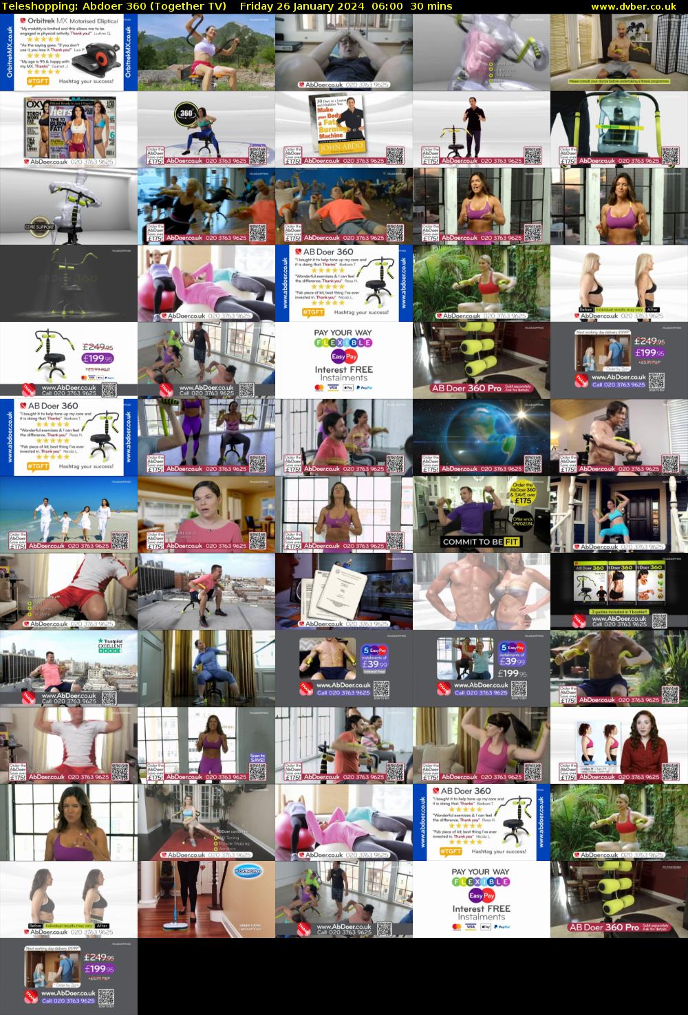 Teleshopping: Abdoer 360 (Together TV) Friday 26 January 2024 06:00 - 06:30