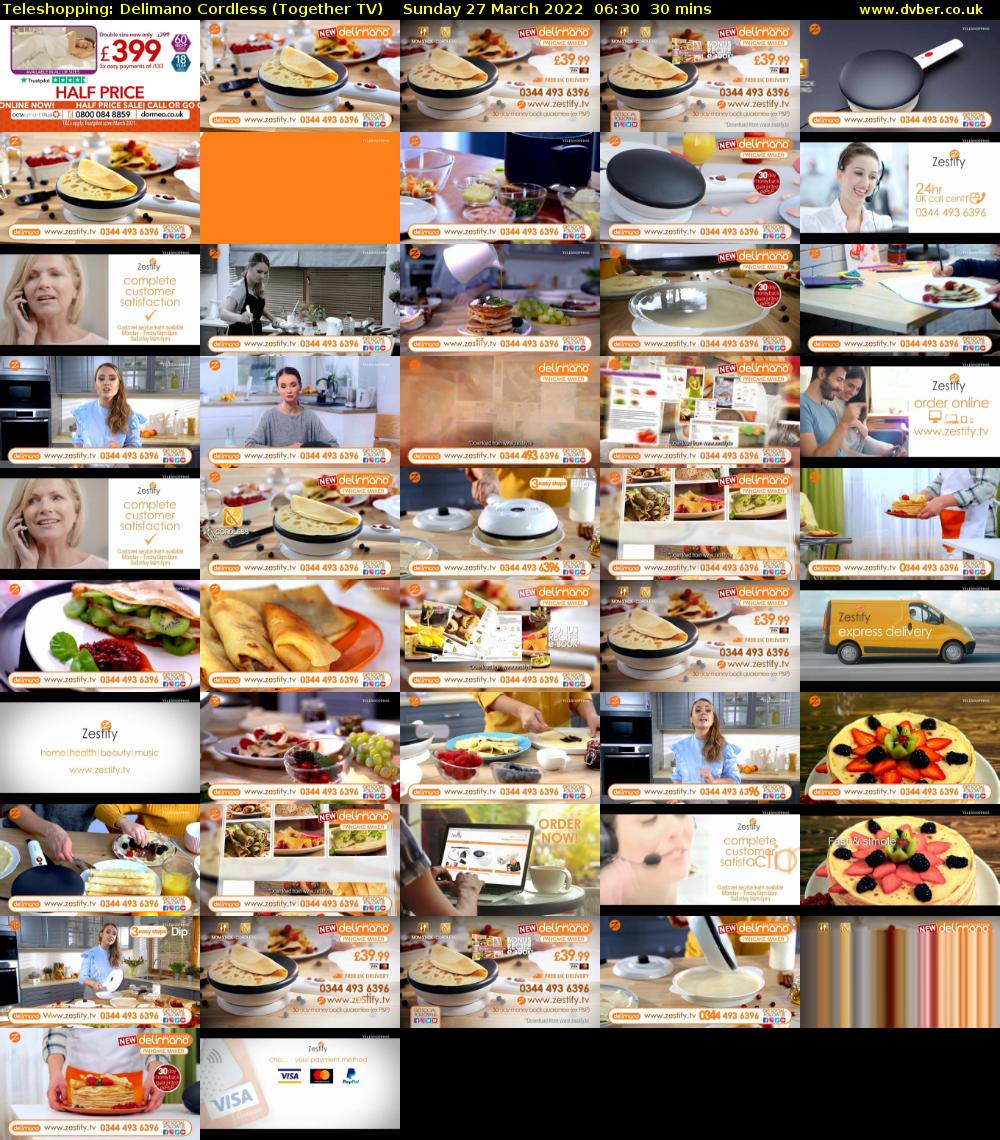 Teleshopping: Delimano Cordless (Together TV) Sunday 27 March 2022 06:30 - 07:00
