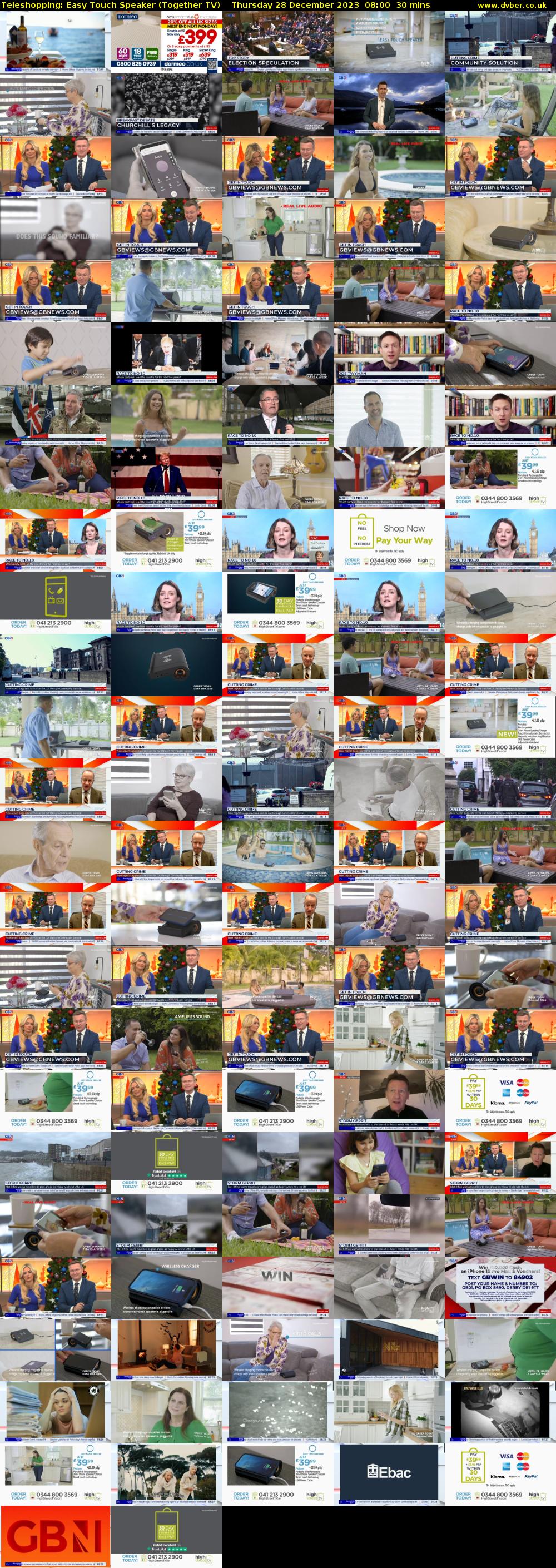 Teleshopping: Easy Touch Speaker (Together TV) Thursday 28 December 2023 08:00 - 08:30