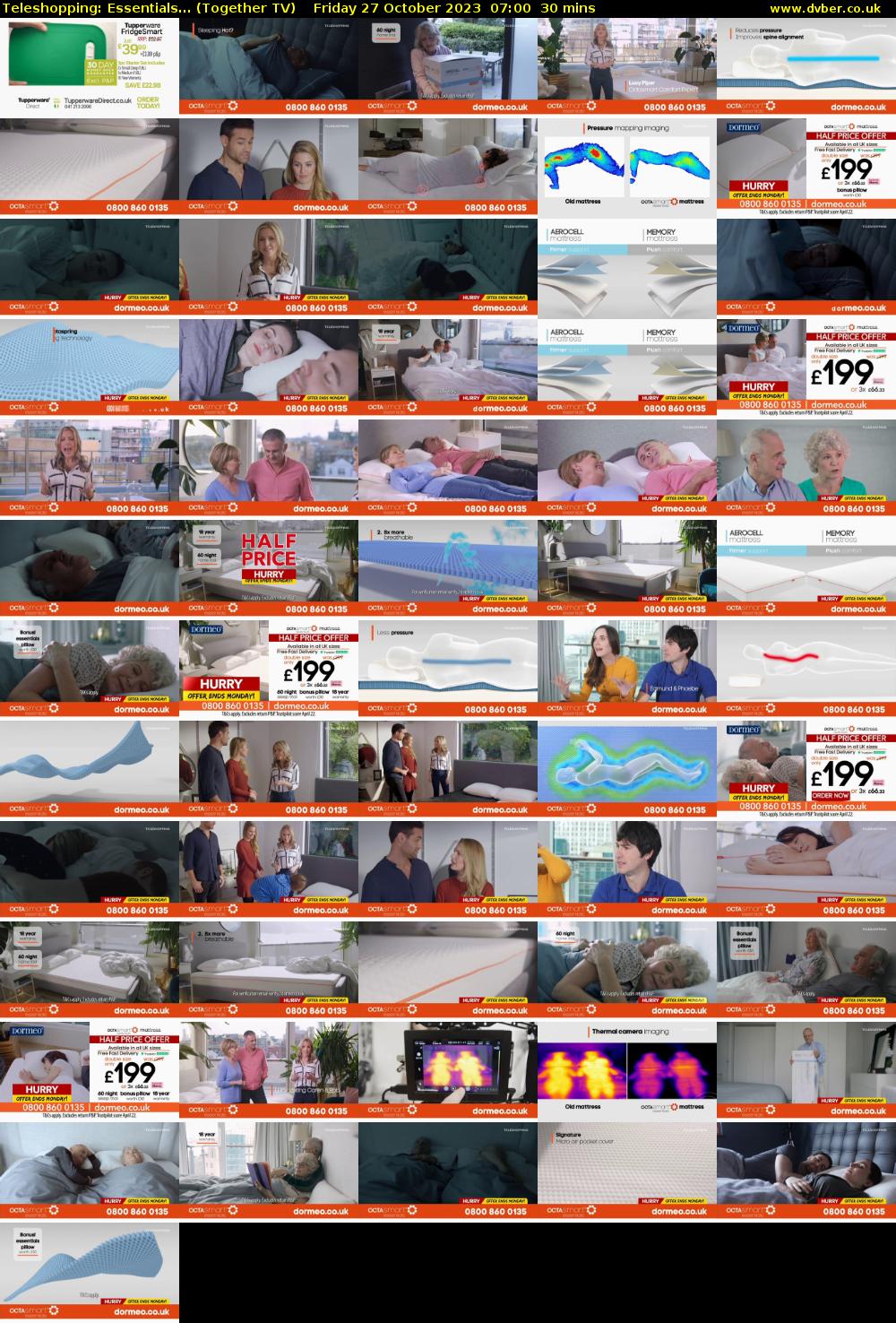 Teleshopping: Essentials... (Together TV) Friday 27 October 2023 07:00 - 07:30