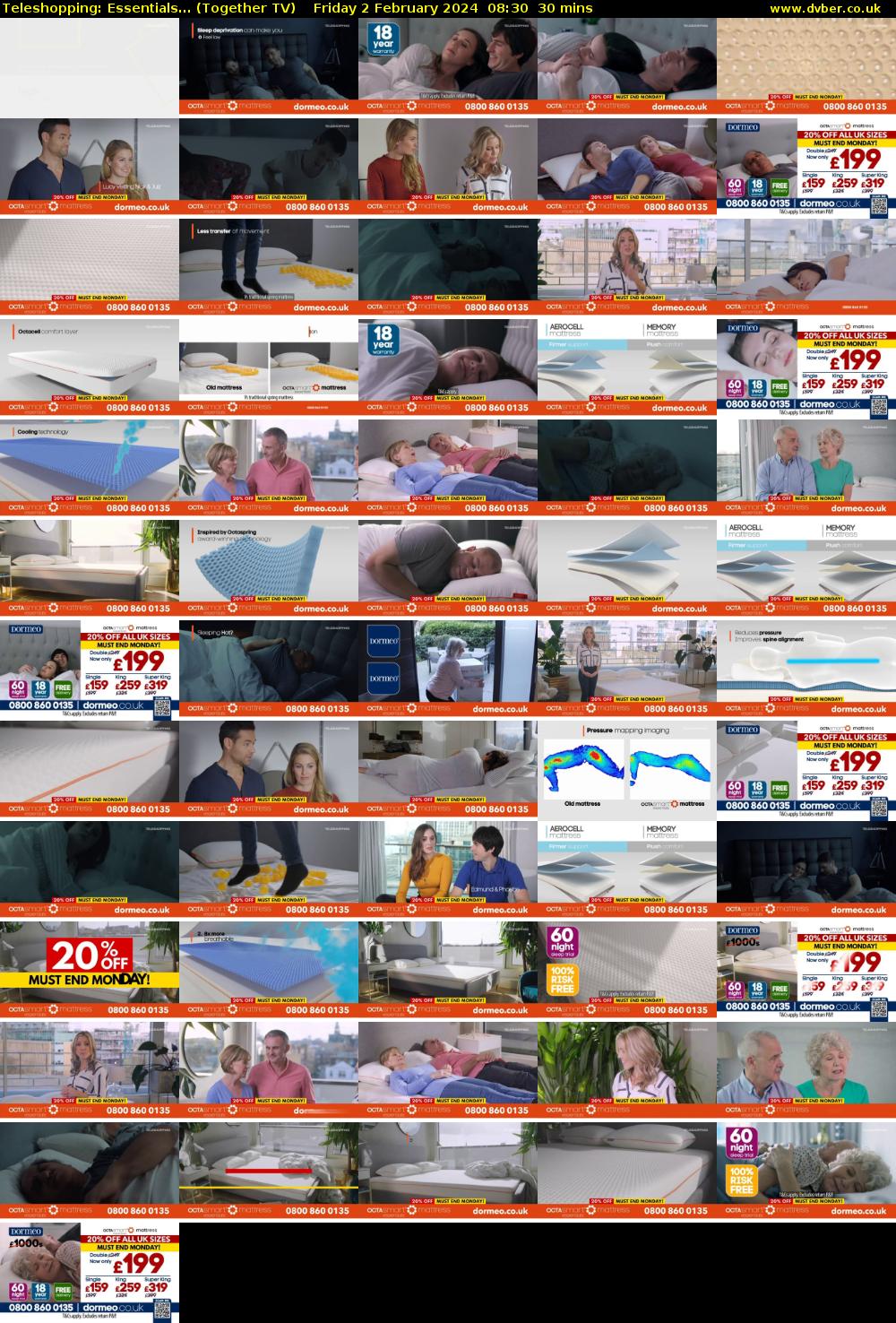 Teleshopping: Essentials... (Together TV) Friday 2 February 2024 08:30 - 09:00