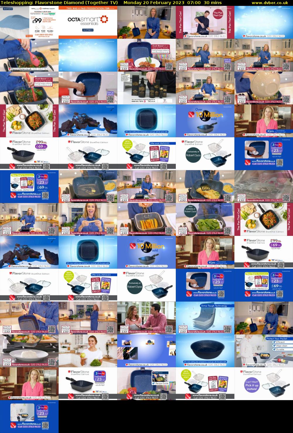 Teleshopping: Flavorstone Diamond (Together TV) Monday 20 February 2023 07:00 - 07:30
