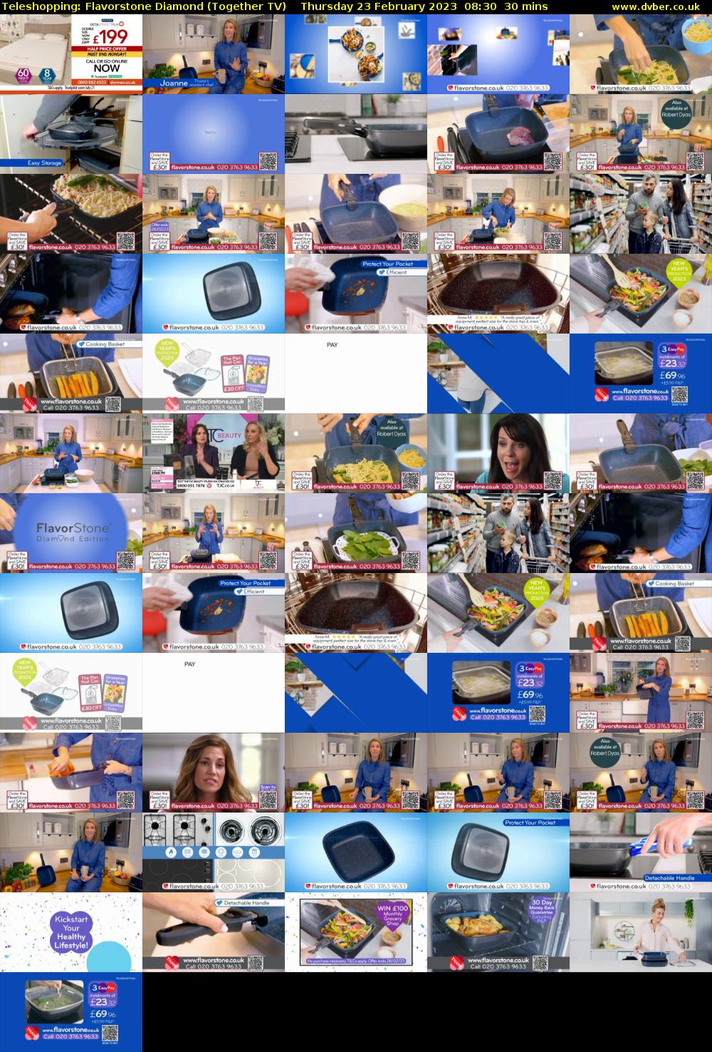 Teleshopping: Flavorstone Diamond (Together TV) Thursday 23 February 2023 08:30 - 09:00