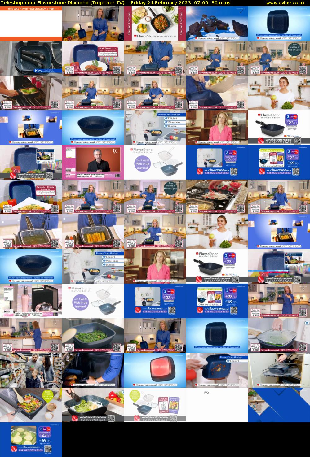 Teleshopping: Flavorstone Diamond (Together TV) Friday 24 February 2023 07:00 - 07:30