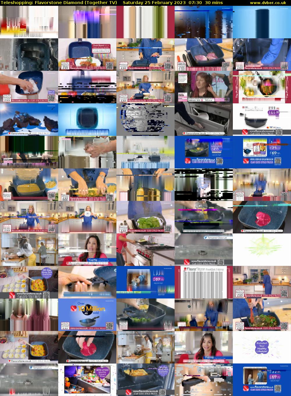 Teleshopping: Flavorstone Diamond (Together TV) Saturday 25 February 2023 07:30 - 08:00
