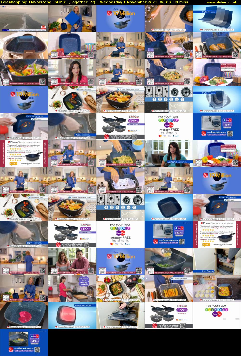 Teleshopping: Flavorstone FSFM01 (Together TV) Wednesday 1 November 2023 06:00 - 06:30
