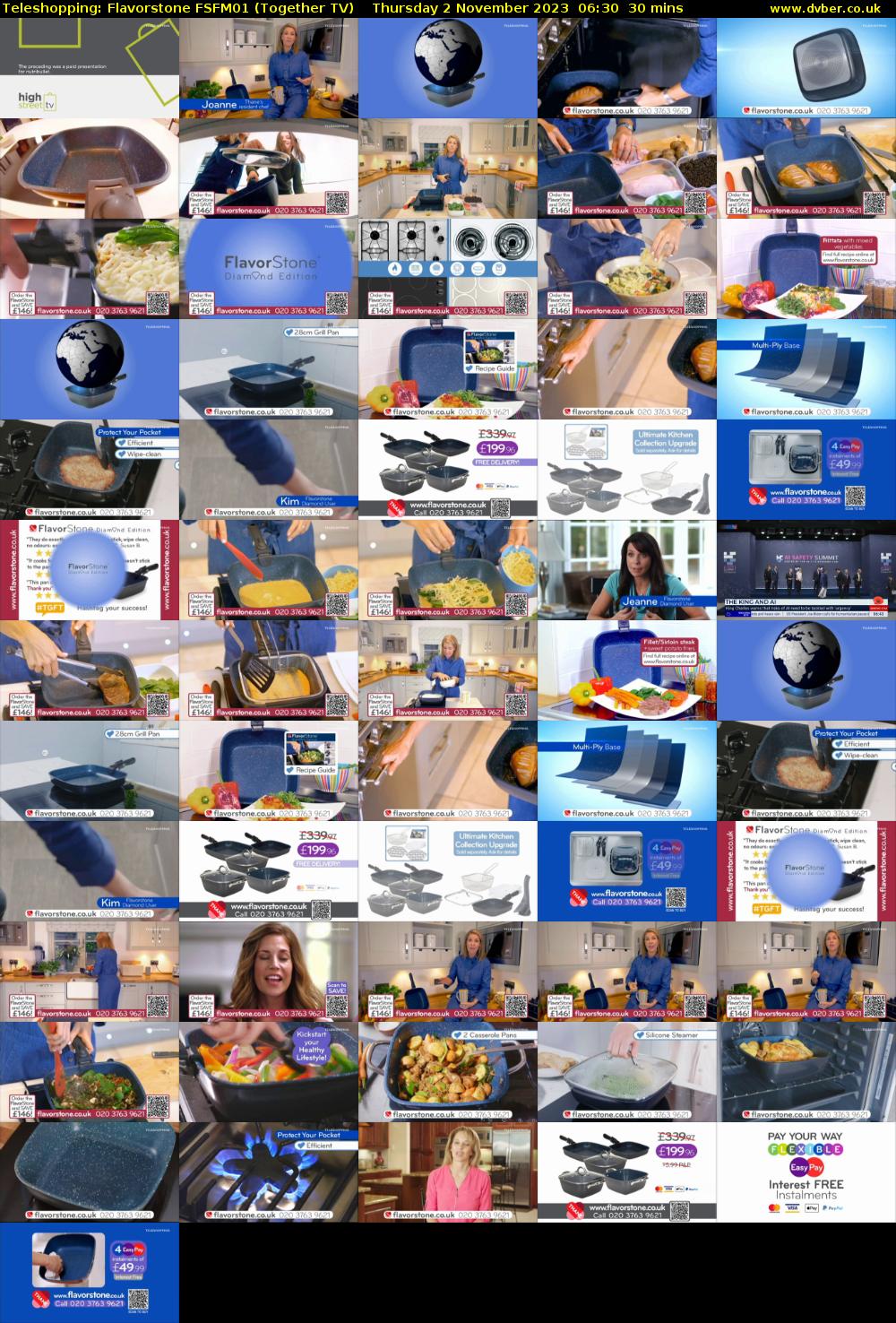 Teleshopping: Flavorstone FSFM01 (Together TV) Thursday 2 November 2023 06:30 - 07:00